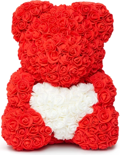 Red Rose Bear 25 cm