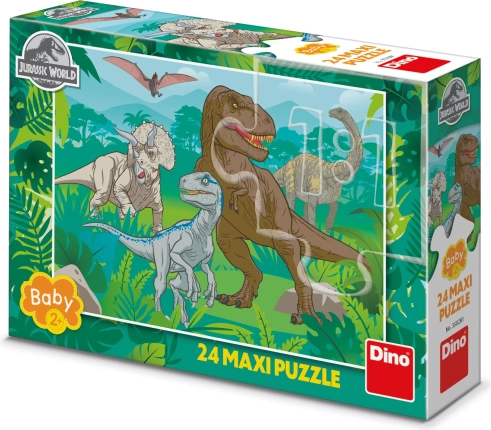 Dino puzle Juras pasaule Maxi 24 gabali