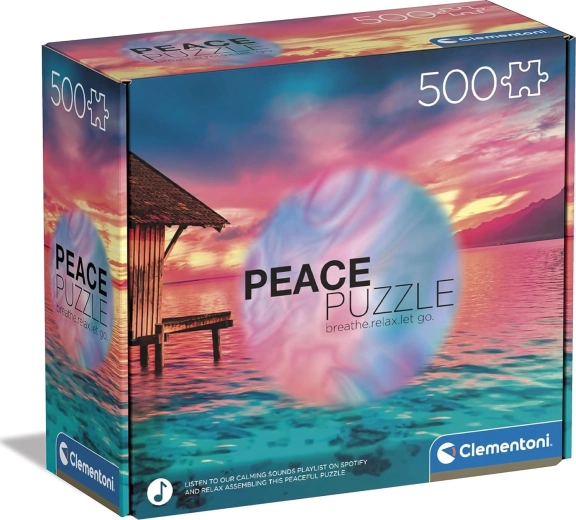 Puzle 500 gab. CLEMENTONI Peace – Living the Present