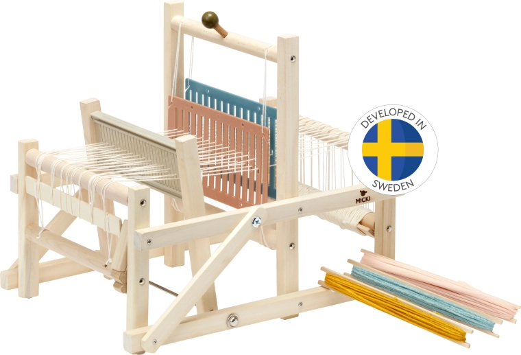 Micki wooden children’s weaving loom for creative weaving