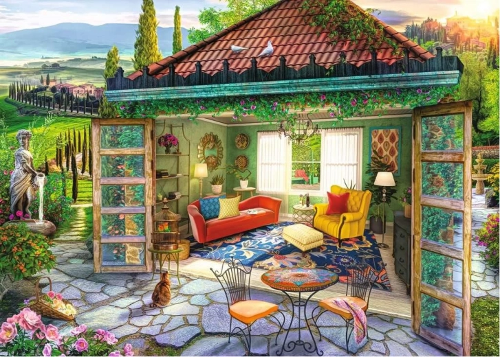 Ravensburger puzle Tuscan Oasis 1000 gabali