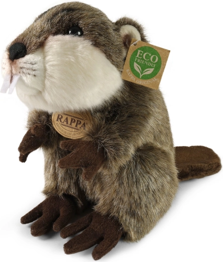 Plīša bebrs 25 cm, eco friendly RAPPA