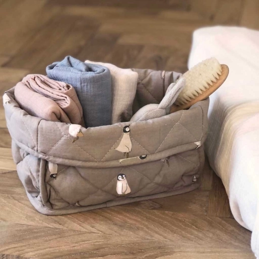 Quilted and soft, yet keeps its shape