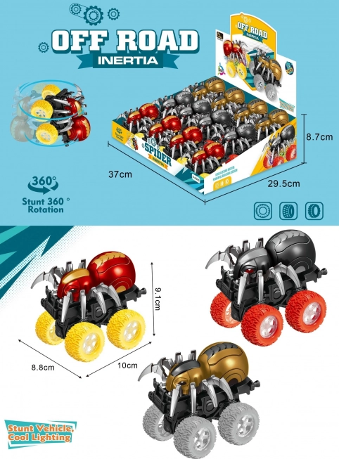 Auto Zirneklis ar inerces piedziņu 10 cm