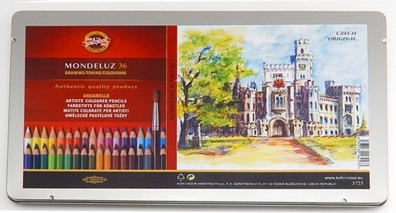 Akvareļkrītiņi Koh-i-noor Mondeluz, 36 gab.