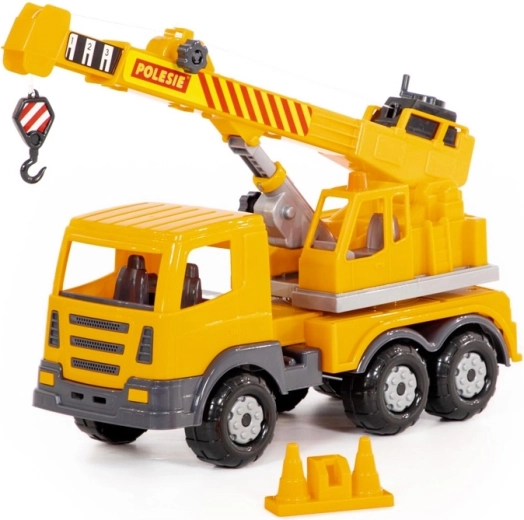 Polesie Auto Prestige crane 43 cm – plastic crane with winch