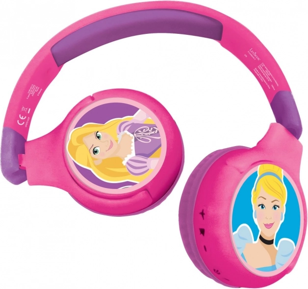 Bērnu bezvadu austiņas DISNEY Princeses 2-in-1