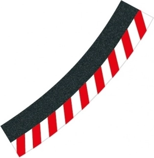 Outer borders for banked curve 3/30° for CARRERA EVOLUTION, DIGITAL 132 and DIGITAL 124 slot car tracks