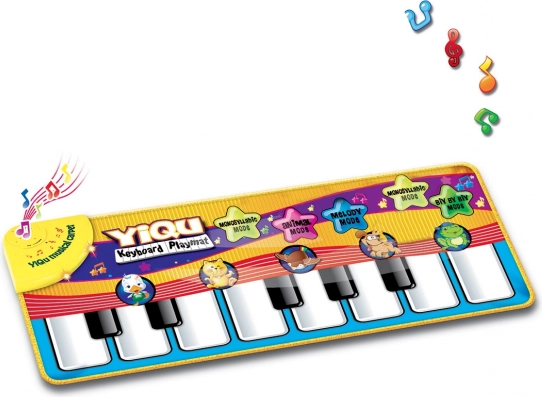 Skārienjutīgās klavieres – muzikāls paklājiņš pašiem mazākajiem 73 × 29 cm