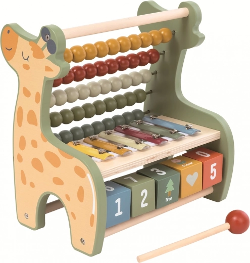 Daudzfunkcionāls skaitāmais rāmītis “Žirafe” ar ksilofonu 2Kids Toys