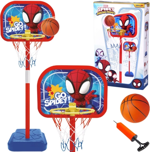 SPIDEY basketball set with adjustable hoop and 14 cm ball