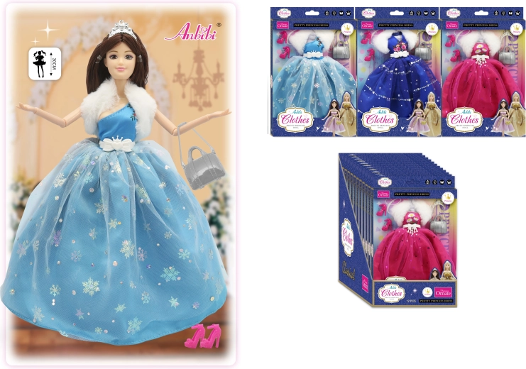 Elegant doll dresses – multiple styles