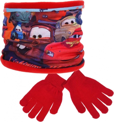 Disney Cars kakla sildītāja un cimdu komplekts