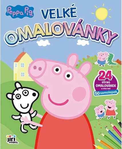 Peppa Pig Big Coloring Book with Stickers