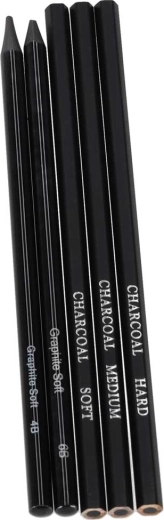 Plaša zīmuļu un ogļu palete