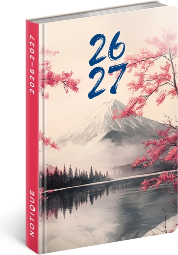 Notique 18 mēnešu dienasgrāmata Petito Japāna 2026/2027, 11 × 16 cm