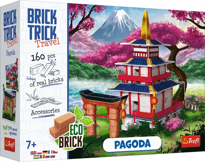 Ķieģeļu konstruktors Pagoda M, 160 detaļas TREFL BRICK TRICK