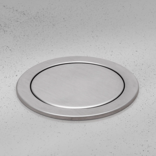 Polished metal cover