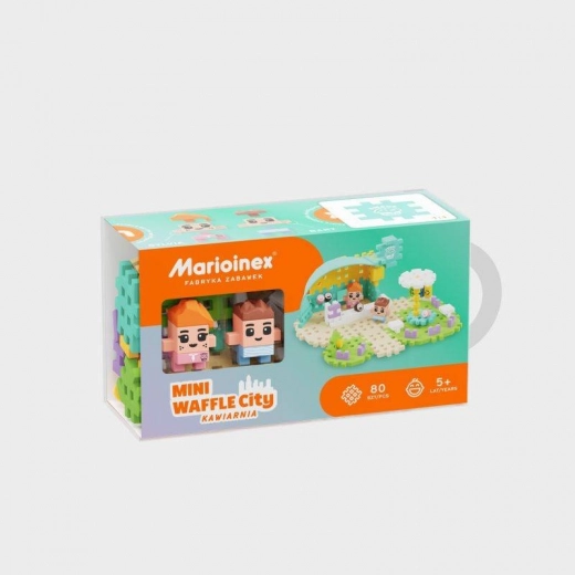 Konstruktors Mini Waffle – kafejnīca, 80 detaļas