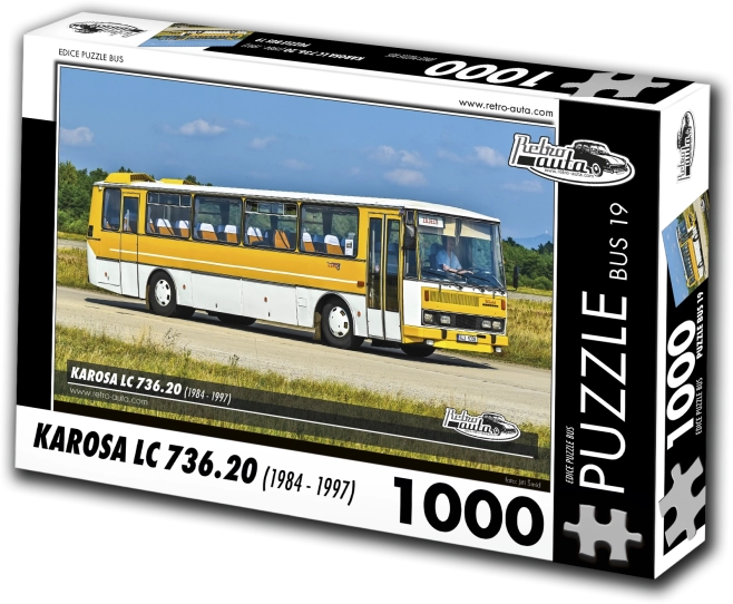 Puzle Retro-auto Karosa LC 736.20 autobuss – 1000 gabaliņu