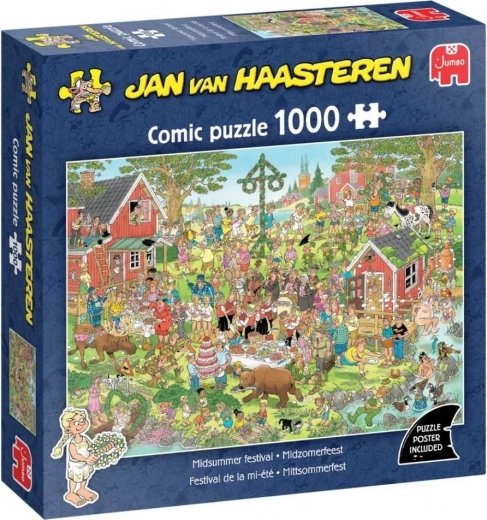 Jumbo puzle Jan van Haasteren vasaras festivāls 1000 gabalu