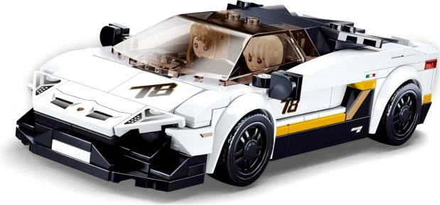 Sluban ModelBricks Baltais ItalSport