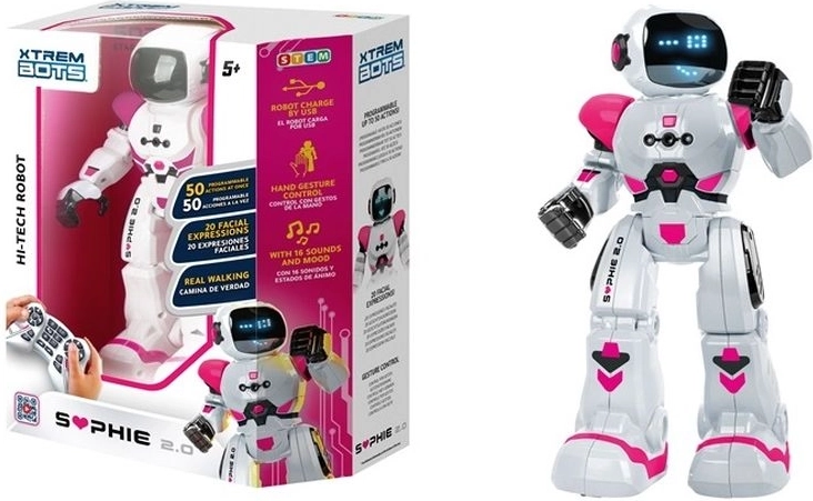 Xtrem Bots Sophie 2.0 interaktīvs izglītojošs robots bērniem
