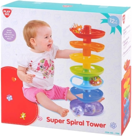 Playgo super spirālveida tornis bērniem