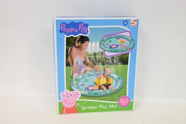Peppa Pig ūdens rotaļu paklājiņš ar strūklām 96 cm