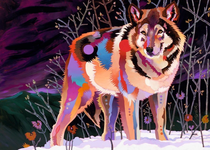 Puzzle Night Wolf 1000 Pieces