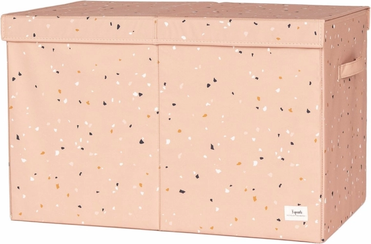 3 Sprouts rotaļlietu lāde recycled terrazzo clay