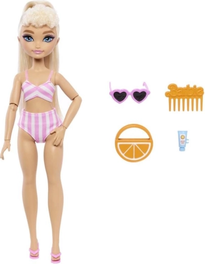 Barbie Dream Besties stilīga lelle peldkostīmā