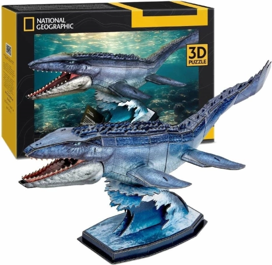 CubicFun 3D puzle National Geographic: Mosasaurus, 76 detaļas