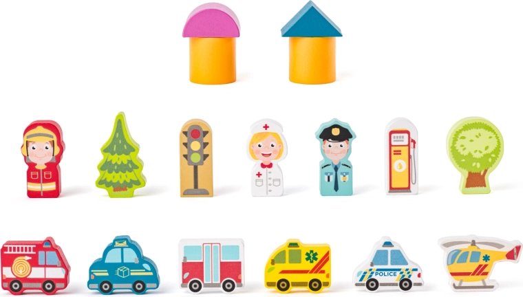 Buildings and vehicles for city stories