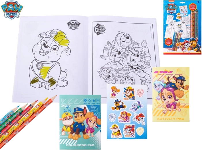 PAW PATROL Coloring and Sticker Set for Kids