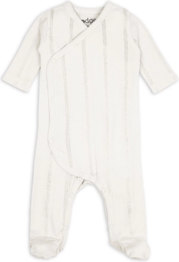 Lodger newborn romper Pointelle cream, size 50
