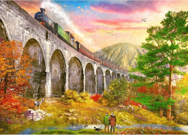 Puzle Glenfinnan viadukts 1000 gabali