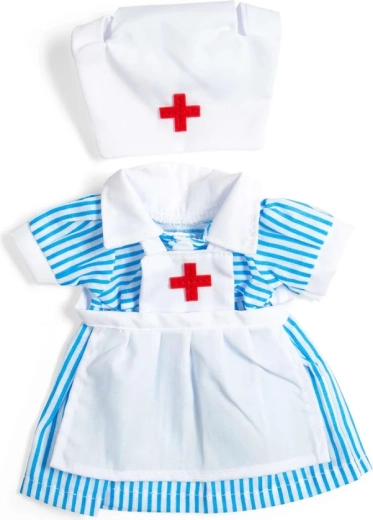 Bigjigs Toys medmāsas kleita lellei 28 cm