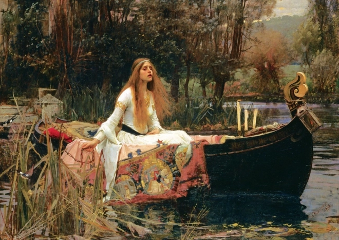 Puzle ART: Shalottas kundze (1888) – muzeja sērija, 2000 detaļas