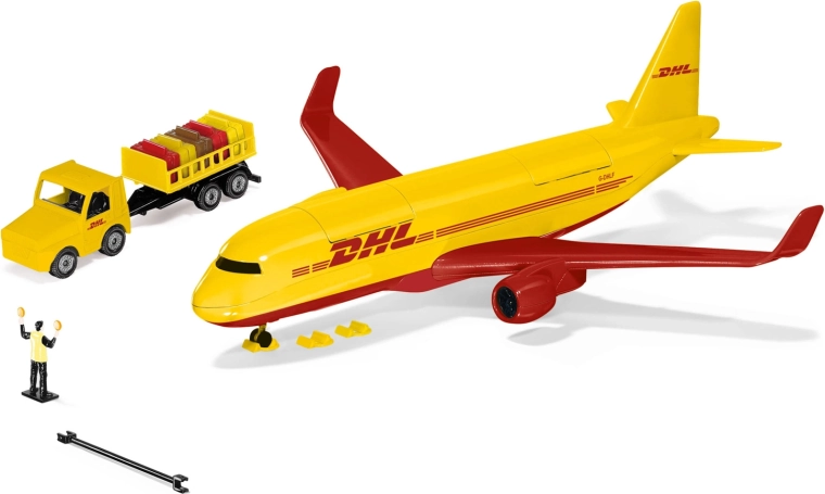 Siku World DHL Transport Aircraft with Accessories