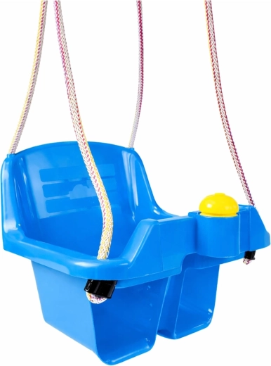 Deep seat and high backrest for safety