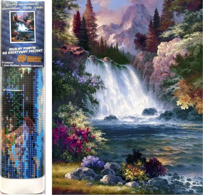 Diamond Painting Kit - Waterfall in the Landscape