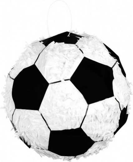 Piñata futbola bumbas formā