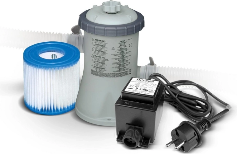 Baseina filtrācijas sūknis 1250 l/h ar 12 V transformatoru INTEX