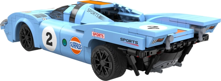 Ātrs sacīkšu auto mērogā 1:20