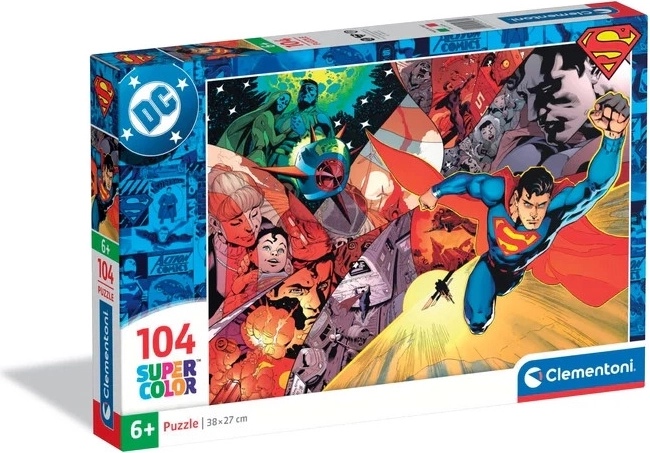 Puzle 104 SUPERMAN bērniem