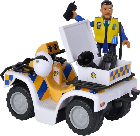 Police quad bike for action missions