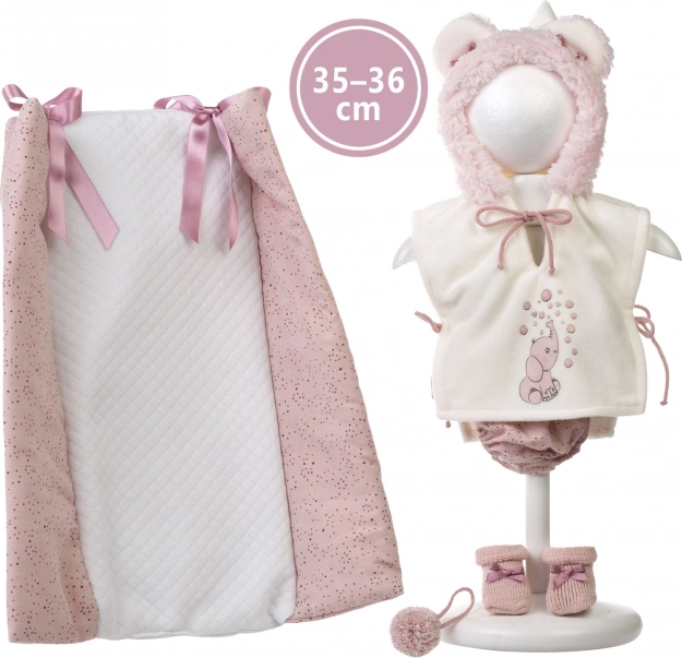 Apģērbs zīdaiņa lellēm NEW BORN 35–36 cm
