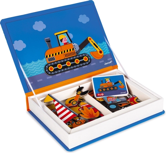 Practical magnetic book for travel