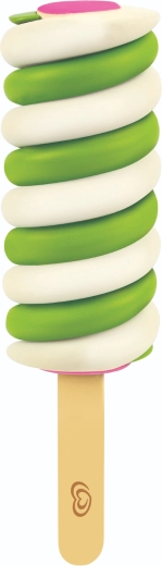 Reālistisks spirālveida Twister uz kociņa